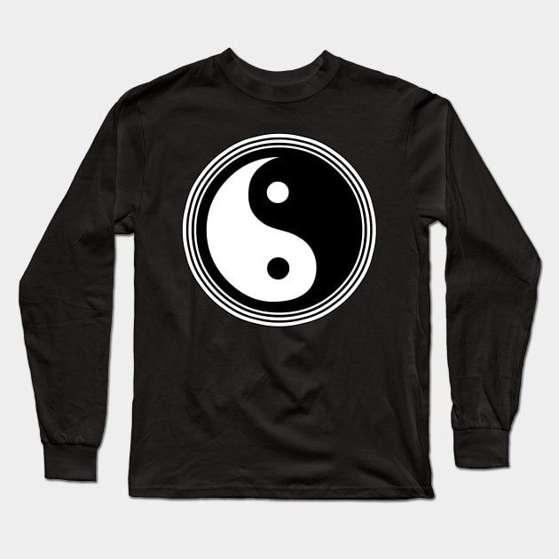 Yin Yang Long Sleeve T-Shirt by The Bandwagon Society